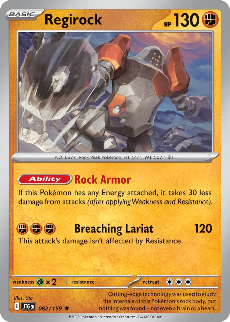 Regirock - 082/159 - Rare