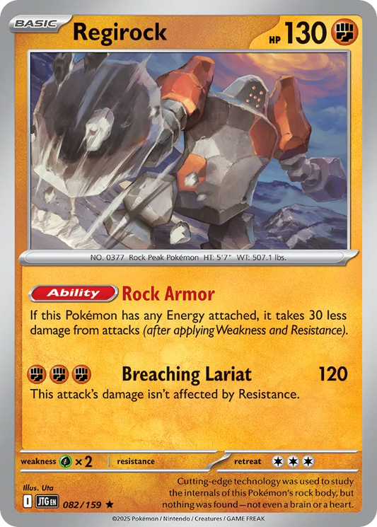 Regirock - 082/159 - Rare