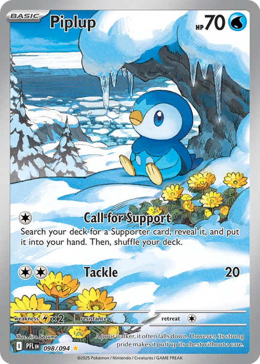 Piplup - 098/094 - Illustration Rare