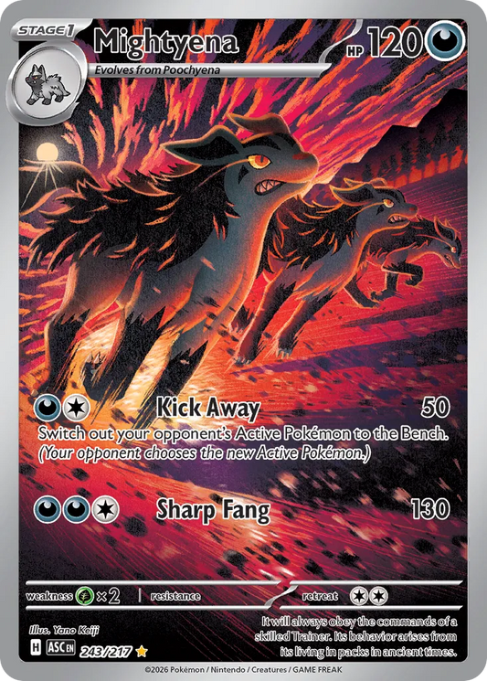 Mightyena - 243/217 - Illustration Rare