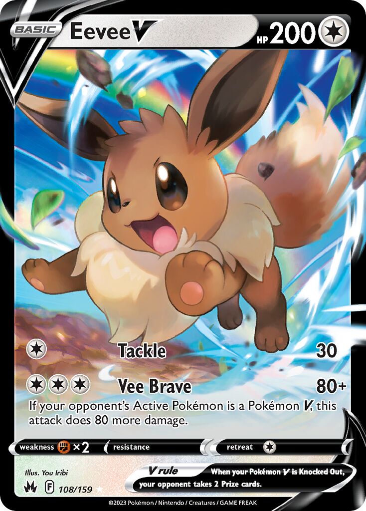 Eevee V - 108/159 - Holo Rare V