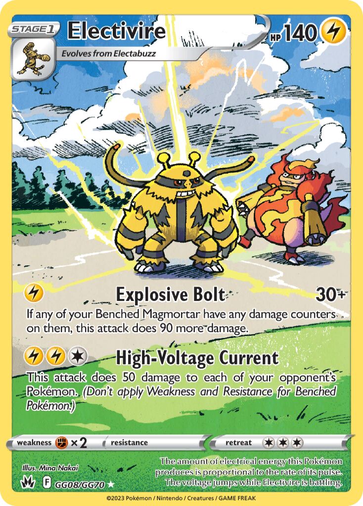 Electivire - GG08/GG70 - Rare Holo