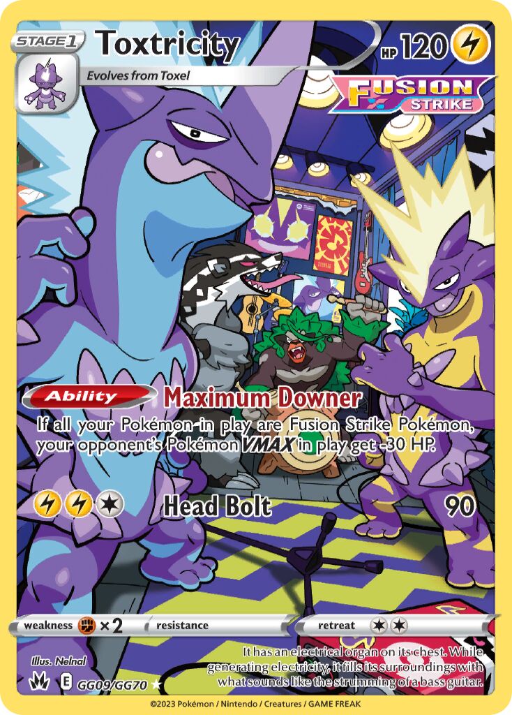 Toxtricity - GG09/GG70 - Rare Holo