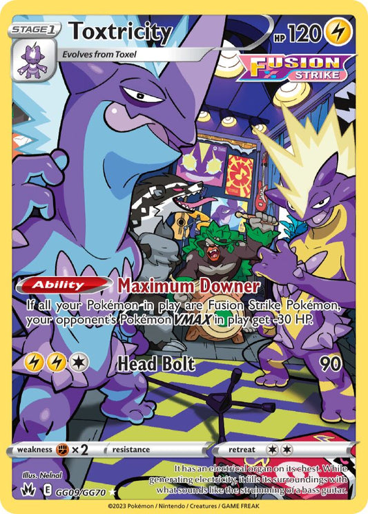 Toxtricity - GG09/GG70 - Rare Holo