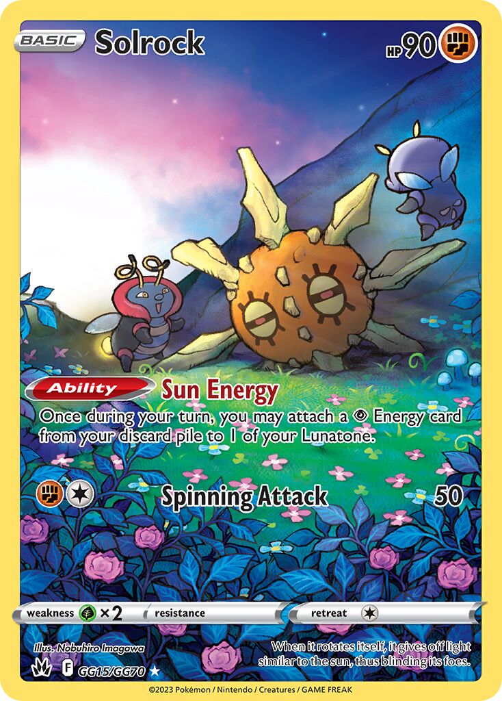 Solrock - GG15/GG70 - Rare Holo