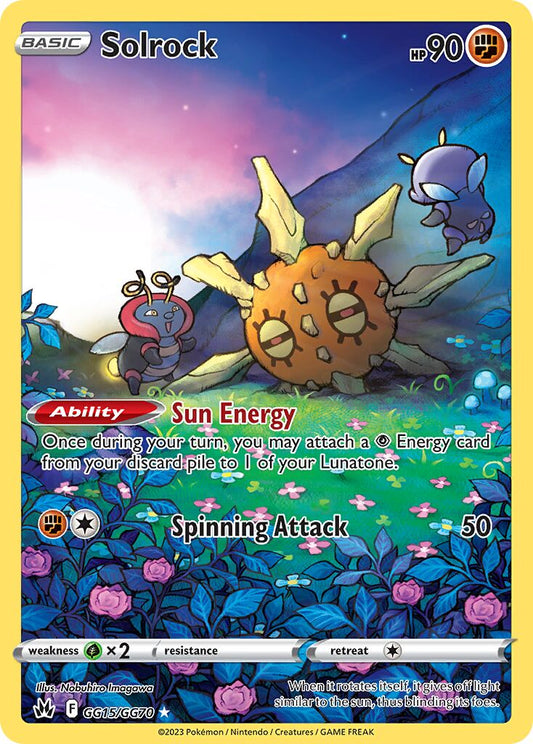 Solrock - GG15/GG70 - Rare Holo