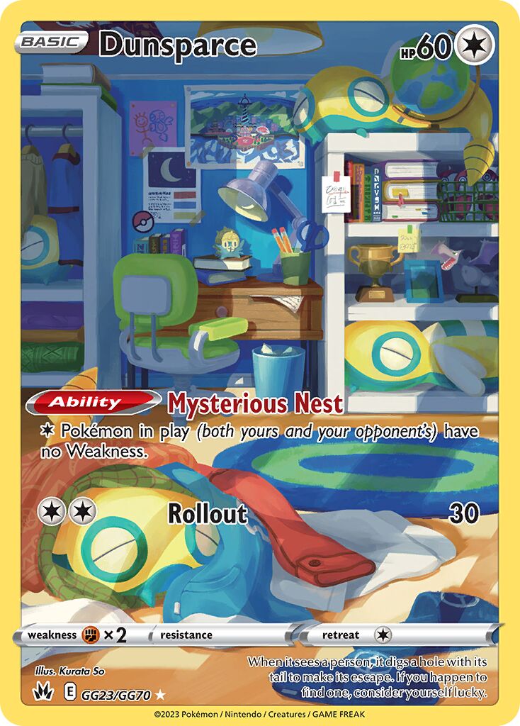 Dunsparce - GG23/GG70 - Rare Holo