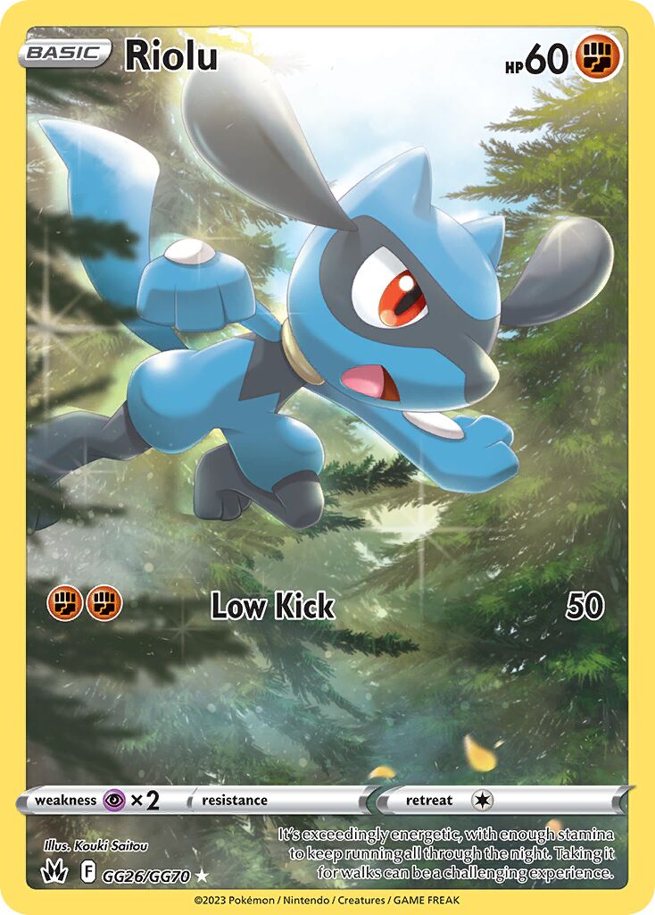 Riolu - GG26/GG70 - Rare Holo