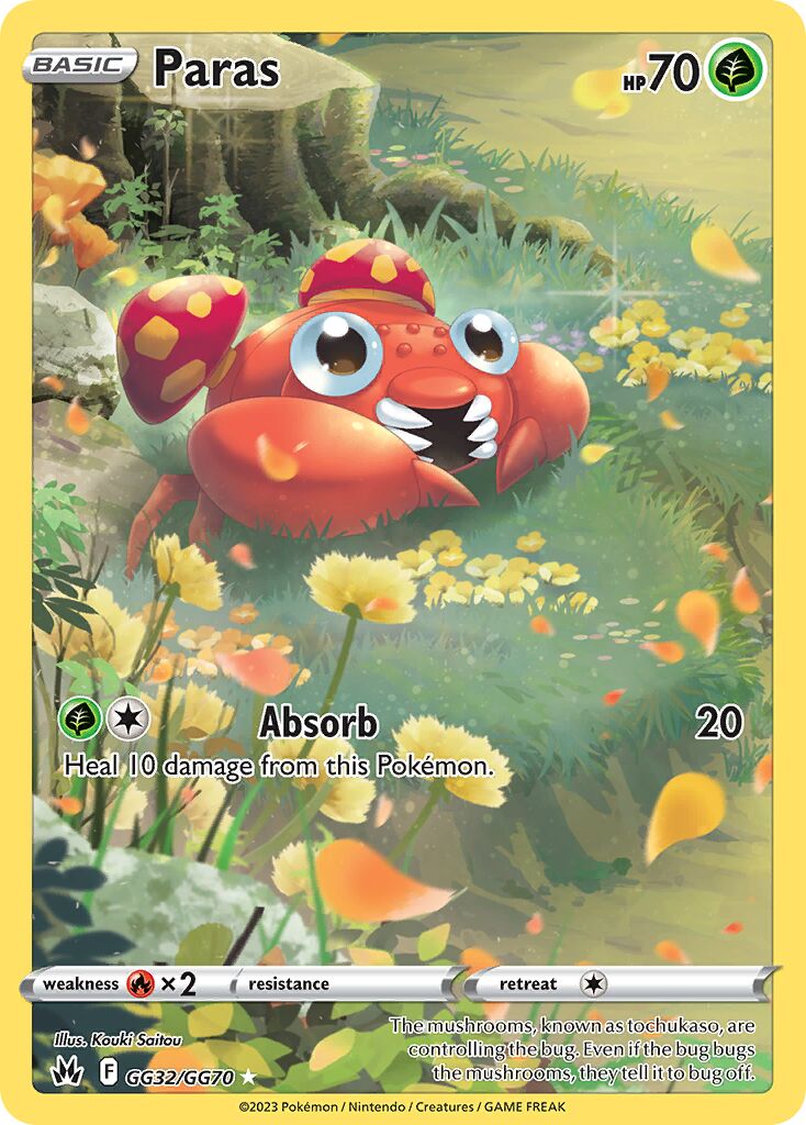 Paras - GG32/GG70 - Rare Holo