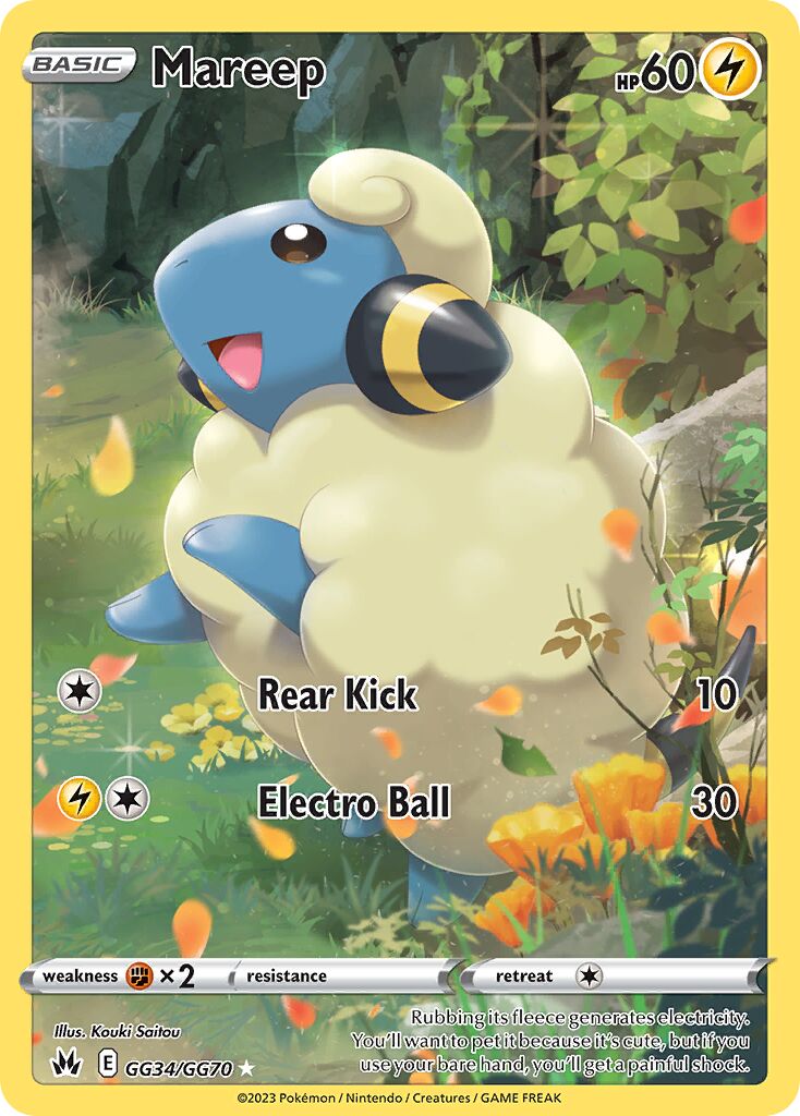 Mareep - GG34/GG70 - Rare Holo