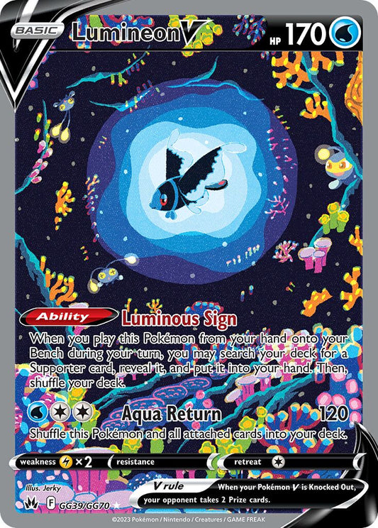 Lumineon V - GG39/GG70 - Holo Rare V