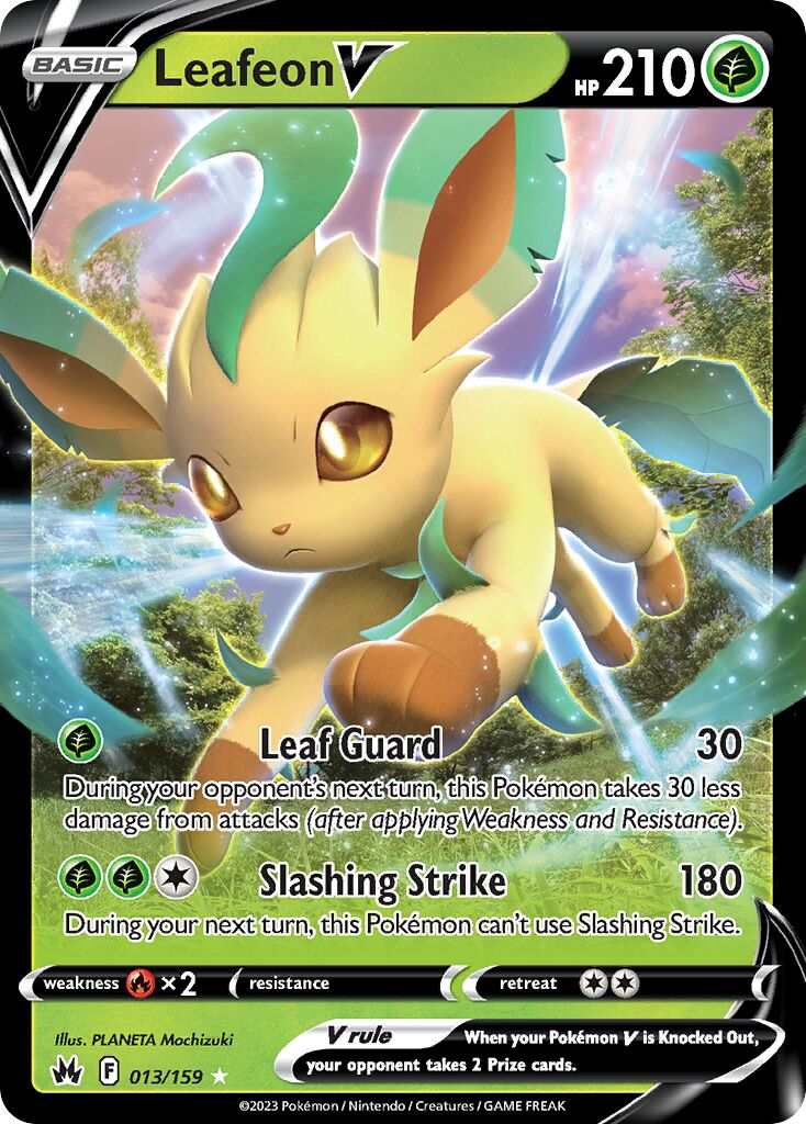 Leafeon V - 013/159 - Holo Rare V