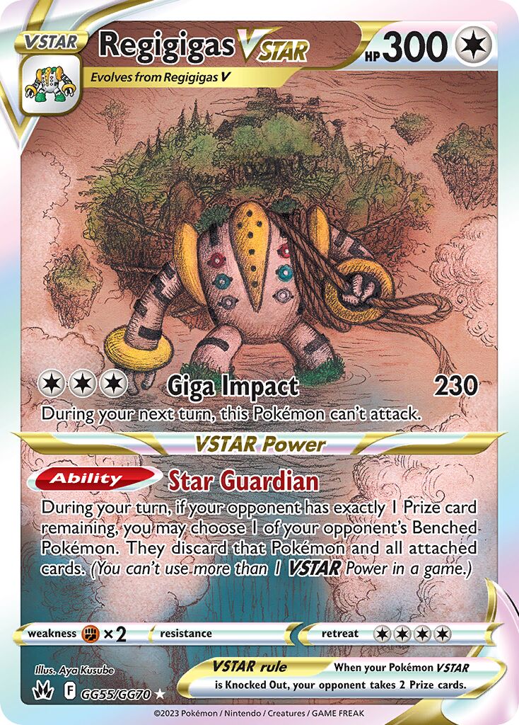 Regigigas VSTAR - GG55/GG70 - Holo Rare VSTAR