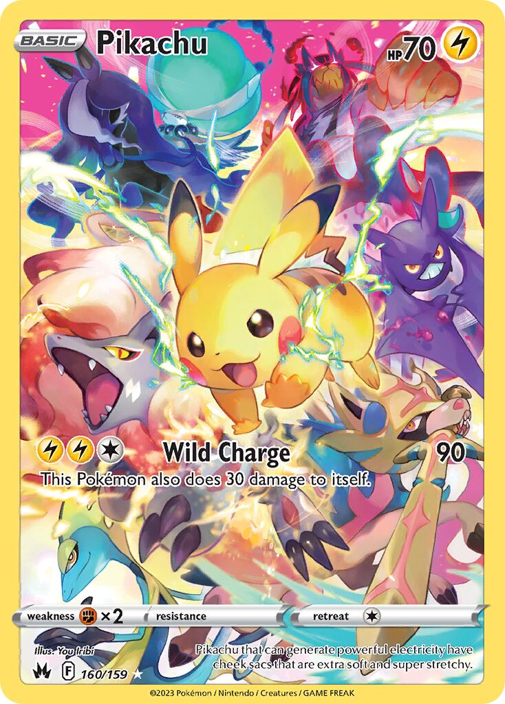 Pikachu - 160/159 - Rare Secret
