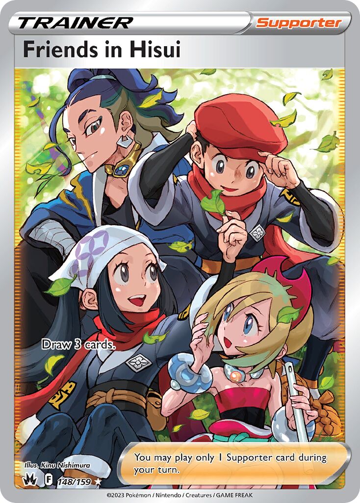 Friends in Hisui - 148/159 - Rare Ultra