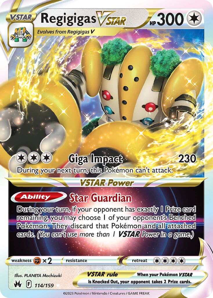 Regigigas VSTAR - 114/159 - Holo Rare VSTAR