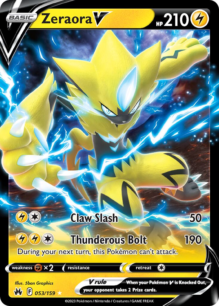 Zeraora V - 053/159 - Holo Rare V