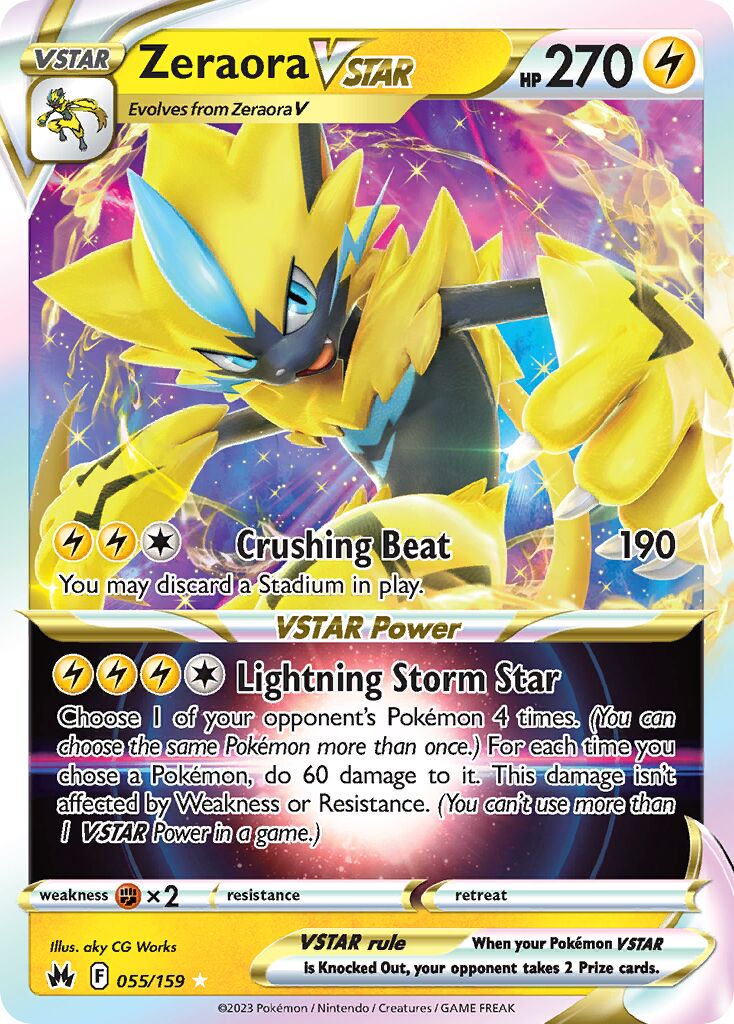 Zeraora VSTAR - 055/159 - Holo Rare VSTAR