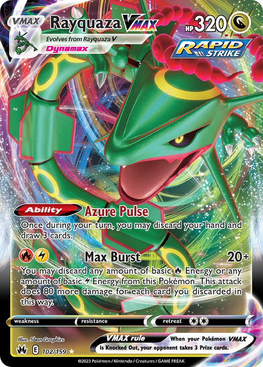 Rayquaza VMAX - 102/159 - Holo Rare VMAX