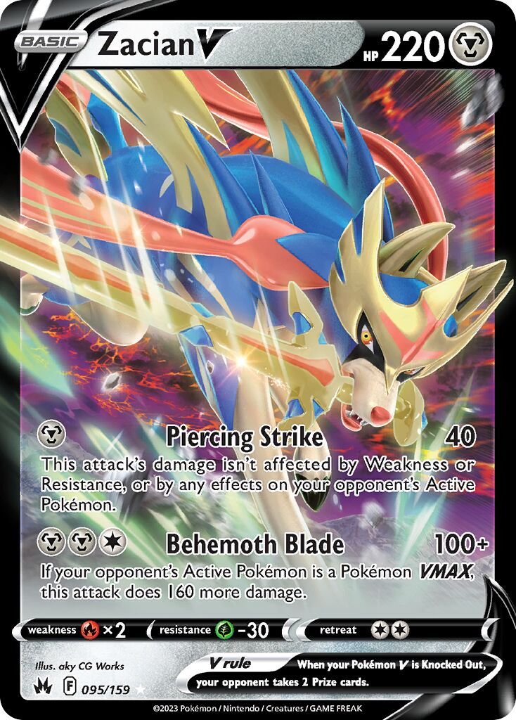 Zacian V - 095/159 - Holo Rare V