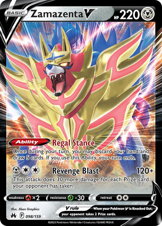 Zamazenta V - 098/159 - Holo Rare V