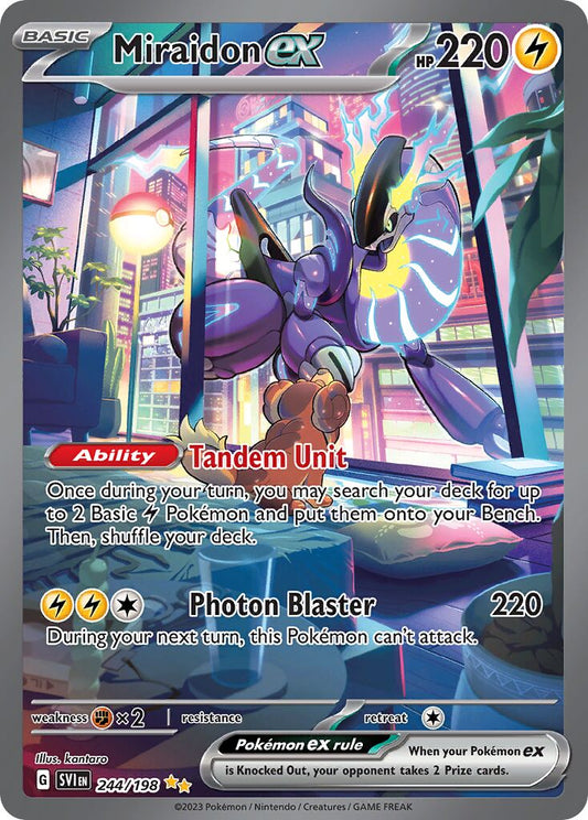 Miraidon ex - 244/198 - Special Illustration Rare