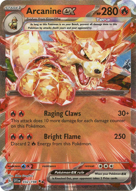 Arcanine ex - 032/198 - Double Rare