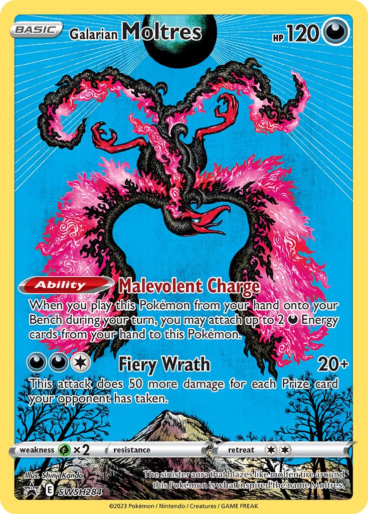Galarian Moltres - SWSH284 - Promo