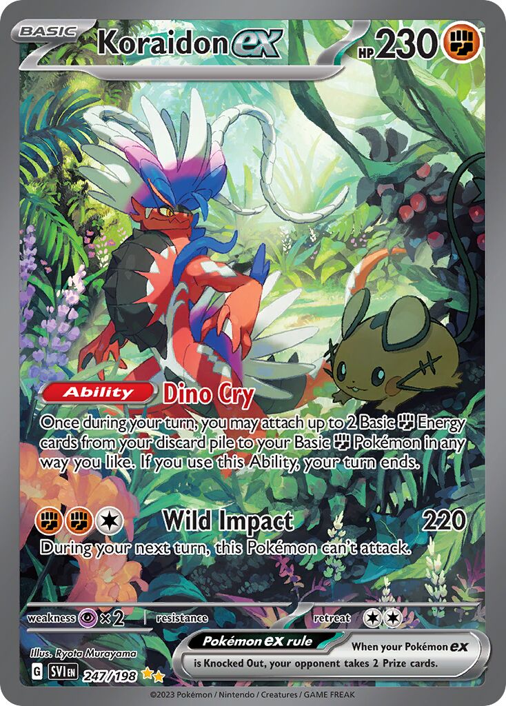 Koraidon ex - 247/198 - Special Illustration Rare