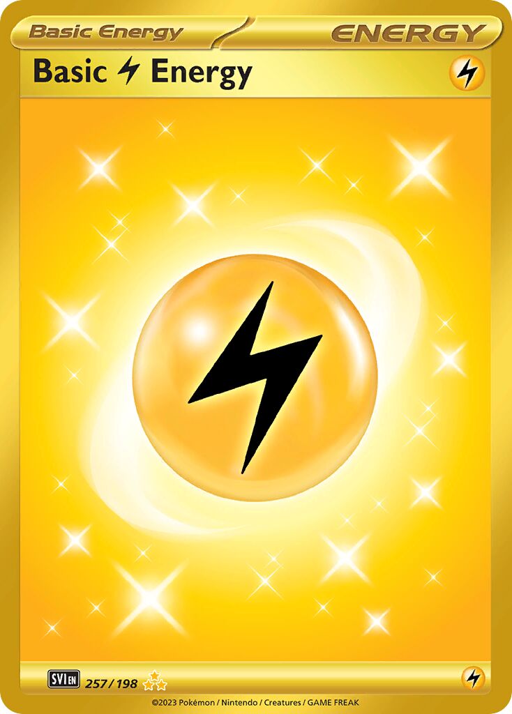 Basic Lightning Energy - 257/198 - Hyper Rare