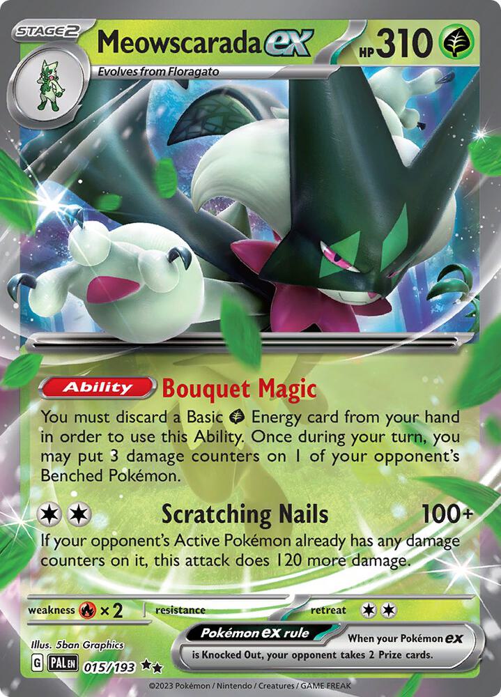 Meowscarada ex - 015/193 - Double Rare