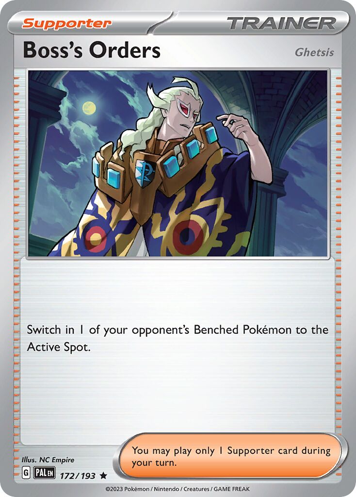 Boss's Orders - 172/193 - Rare