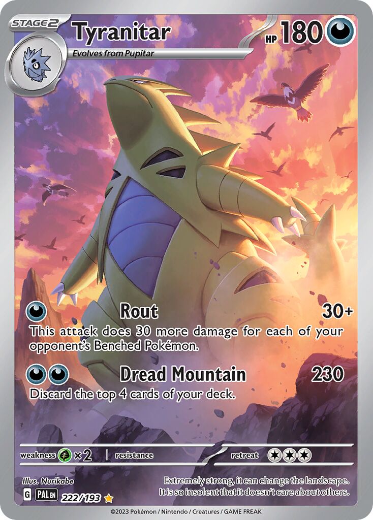 Tyranitar - 222/193 - Illustration Rare