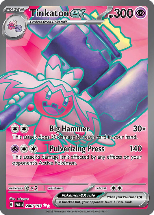 Tinkaton ex - 240/193 - Ultra Rare