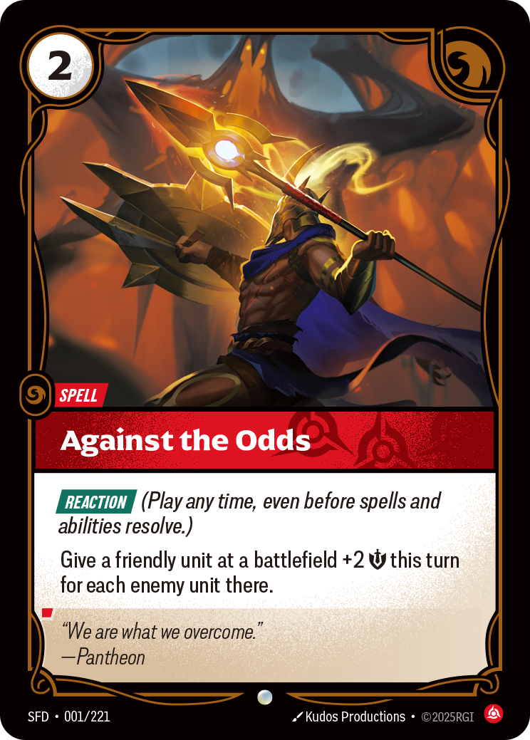 Against the Odds - 001/221 (Foil)