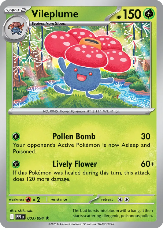 Vileplume - 003/094 - Rare