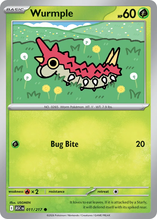 Wurmple - 011/217 - Common