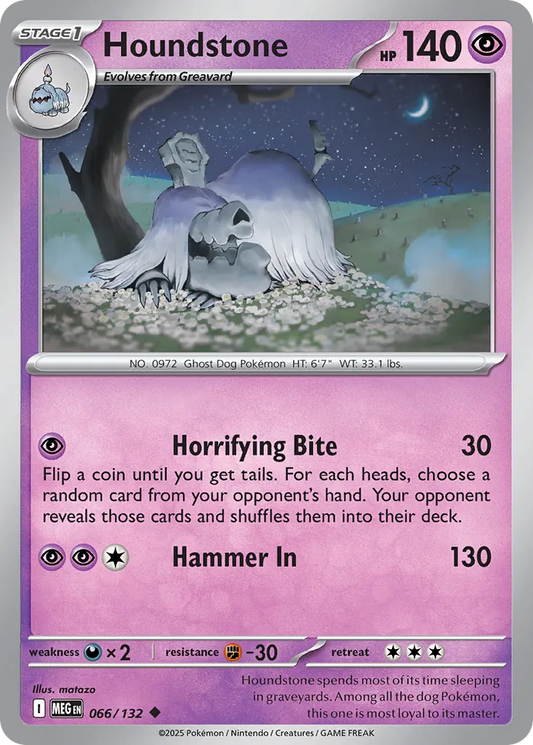 Houndstone - 066/132 - Uncommon