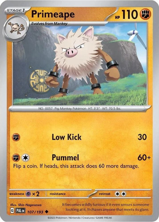 Primeape - 107/193 (Cosmos Holo) - 107/193 - Uncommon