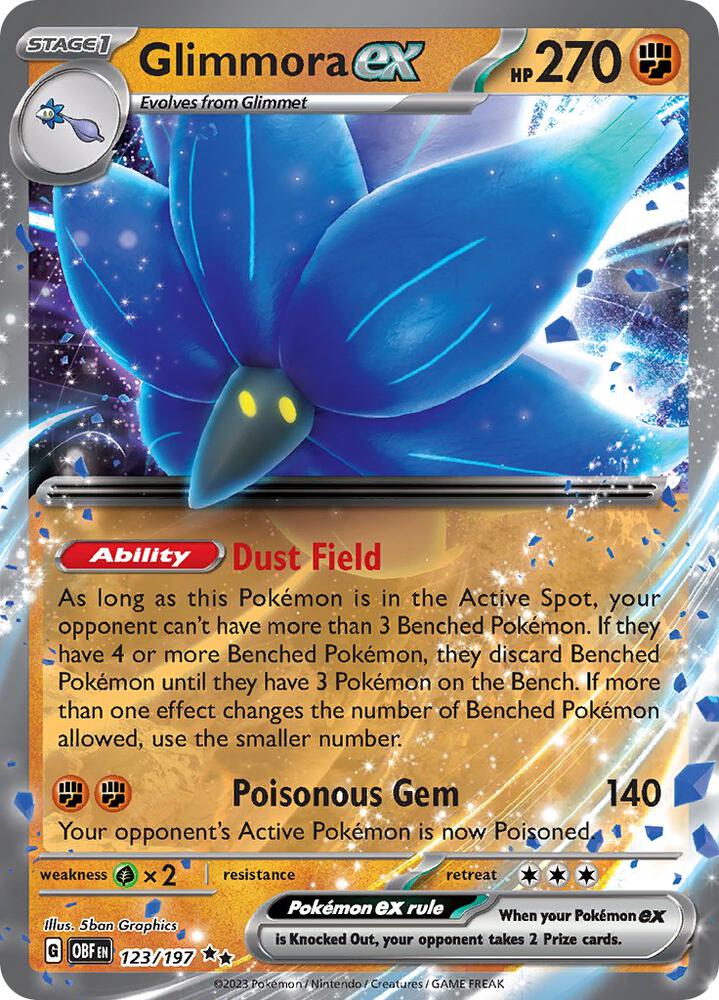 Glimmora ex - 123/197 - Double Rare