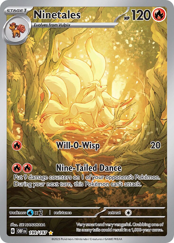 Ninetales - 199/197 - Illustration Rare