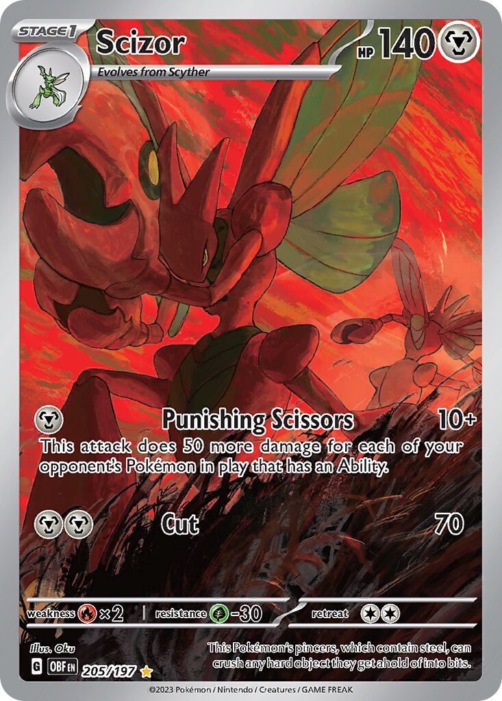 Scizor - 205/197 - Illustration Rare