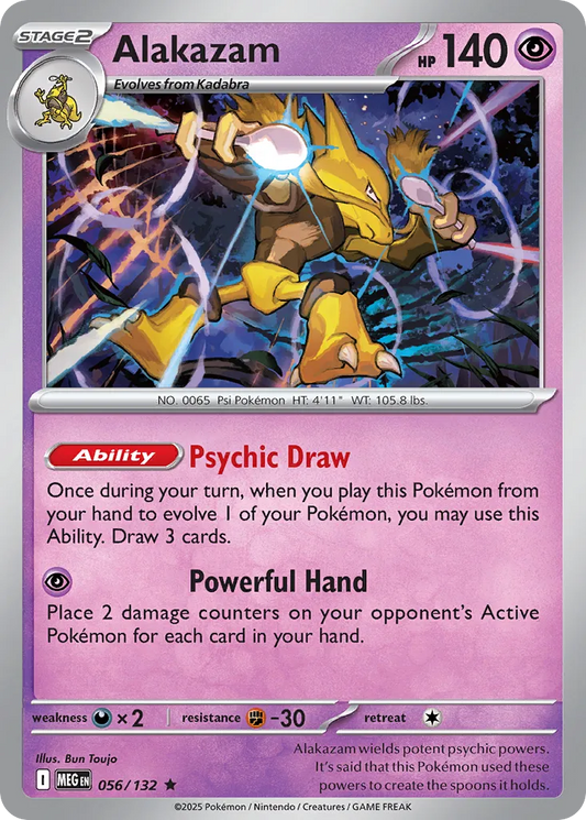 Alakazam - 056/132 - Rare