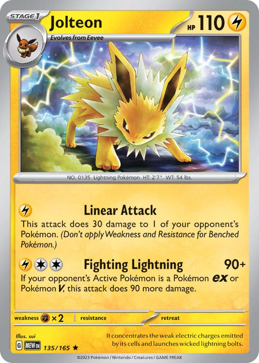 Jolteon - 135/165 - Rare