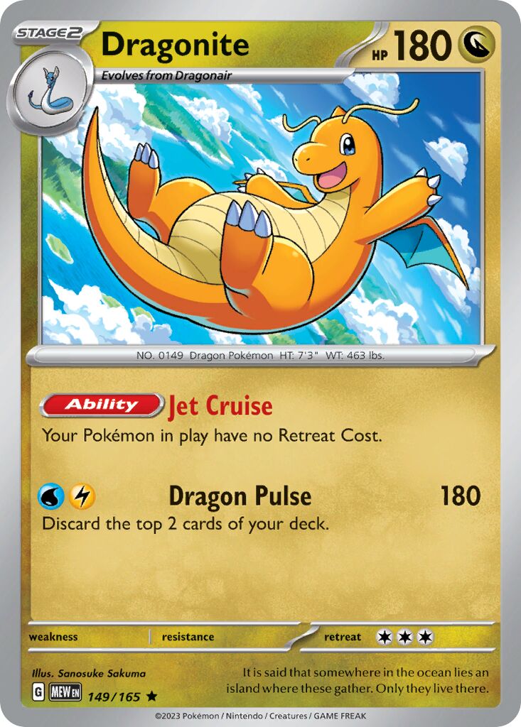 Dragonite - 149/165 - Rare