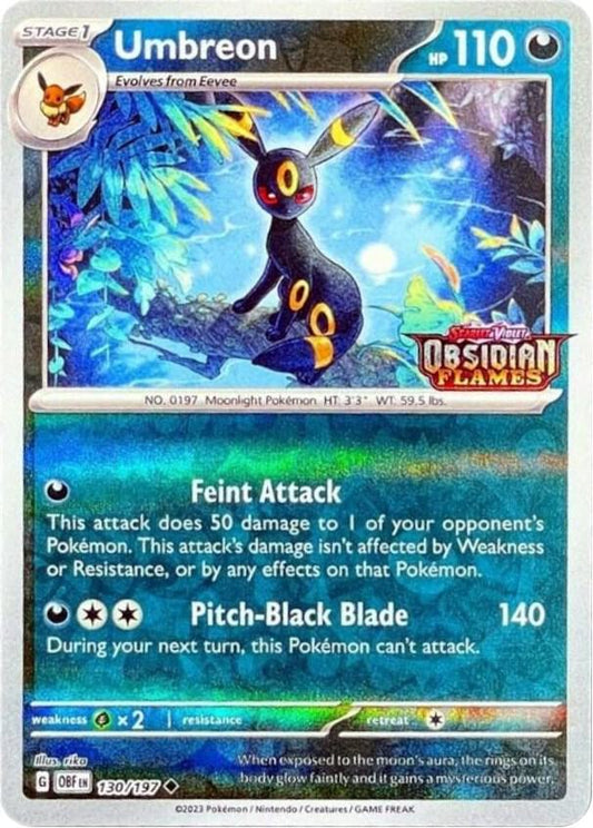 Umbreon (Obsidian Flames Stamped) - 130/197 - Promo