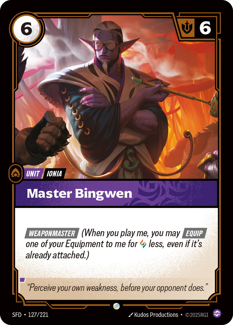 Master Bingwen - 127/221 (Foil)