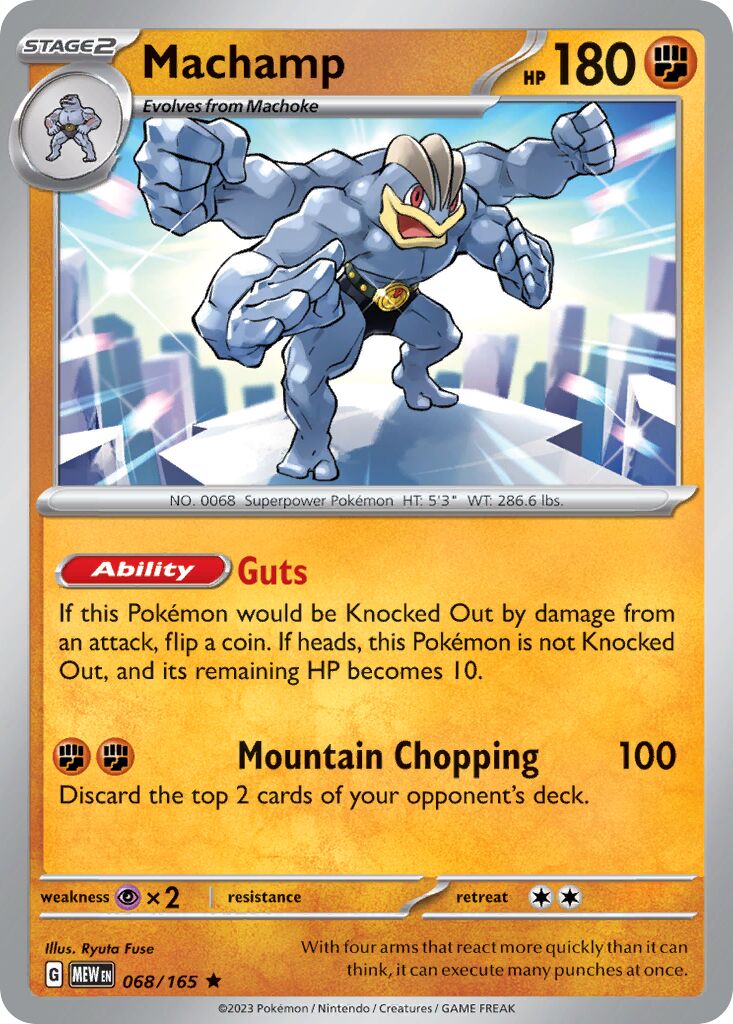 Machamp - 068/165 - Rare