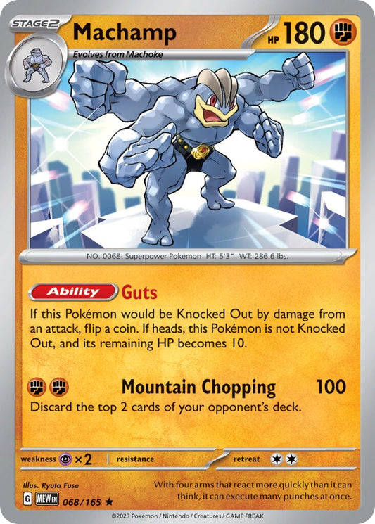 Machamp - 068/165 - Rare