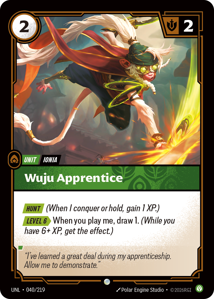 Wuju Apprentice - 040/219 (Foil)